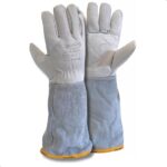 Luva Vaqueta Total Punho Em Raspa 20cm Premium Epi Soldador