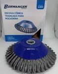 DESTAQU ESCOVA ACO CARBONO TRANCADO MOD CONICA P ROCADEIRA 200 X 25,4MM (3674)
