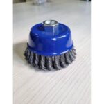 ESCOVA ACO CARBONO TRANCADO CIRCULAR COPO CROSCA M14 X 100 MM (1949) - X2968