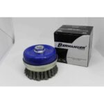 ESCOVA ACO CARBONO TRANCADO CIRCULAR COPO CROSCA M14 X 100 MM mais (1951) - X3753