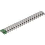 ELETRODO TUNGSTENIO 1,6 MM PSOLDA TIG ALUMINIO PONTA VERDE, x1344-valor unitario