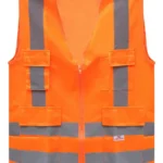 COLETE PROTECAO LARANJA HI-VIS REFLETIVO - Tam - EEEG - 4 BOLÇOS (SINAL) x1045- unitario
